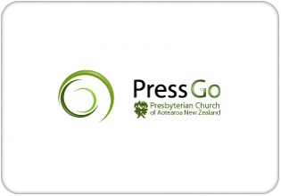 press go badge