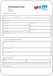 permission form Presbyterian Youth Ministry